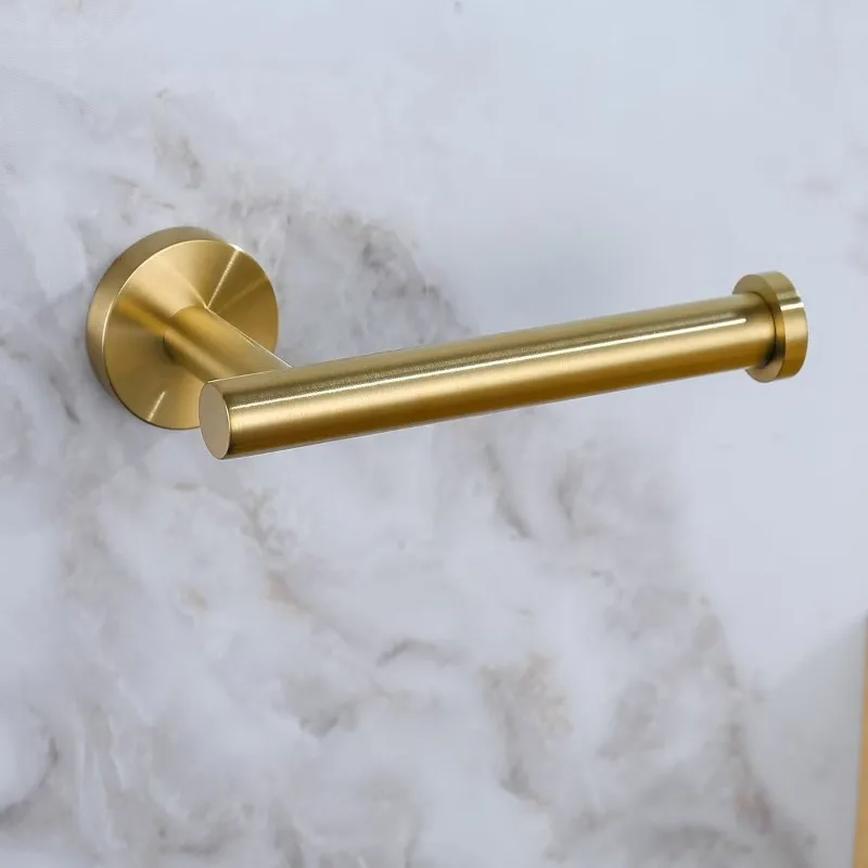 

Paper Roll Holder Stainless Steel Perforated Toilet Paper Holder Creative American Style Toilet Accessories