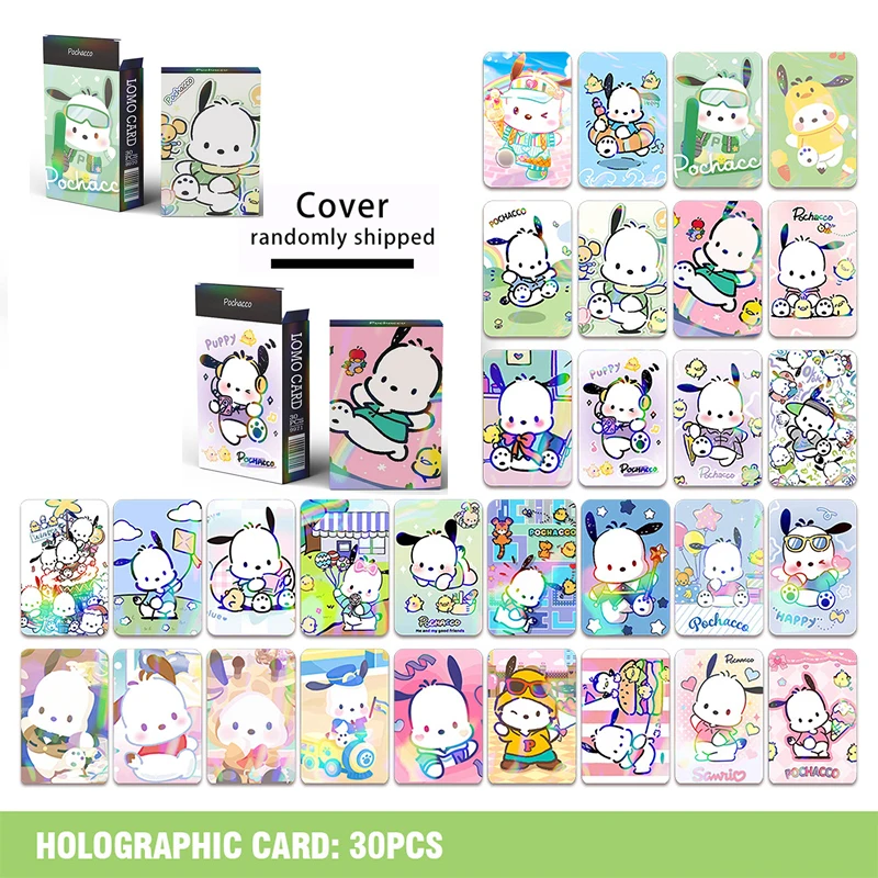 

Pochaccoo laser Card Melody LOMO card girl Birthday Party Gift Toy Games With Postcards Message Photo Gift Fan Collection
