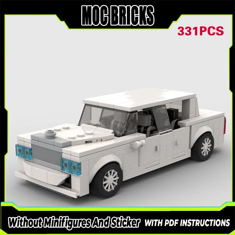 

Speed Racing Car Model MOC Building Bricks Ghost Luxury Car Modular Technology Gifts Holiday Assemble Children Toys Suit