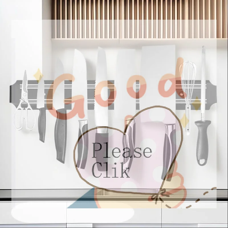 【HG】Magnetic Knife Holder With Strong Magnetic Force Easy Installation For Home Kitchen Cutlery And Utensil Storage