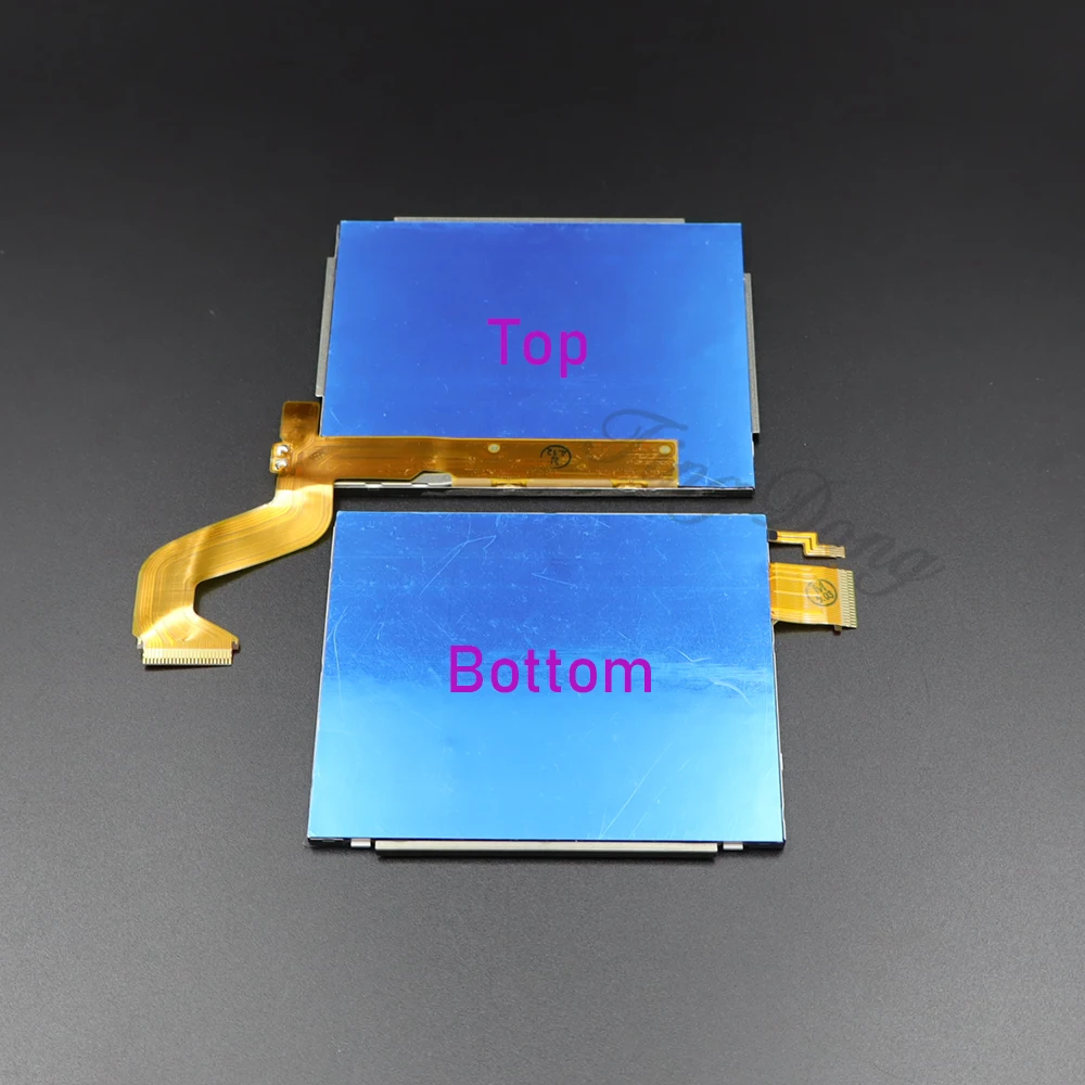 Para NDSi NDSi XL LL pantalla de repuesto y Panel digitalizador de pantalla táctil consola superior inferior/superior inferior piezas de reparación de pantalla LCD