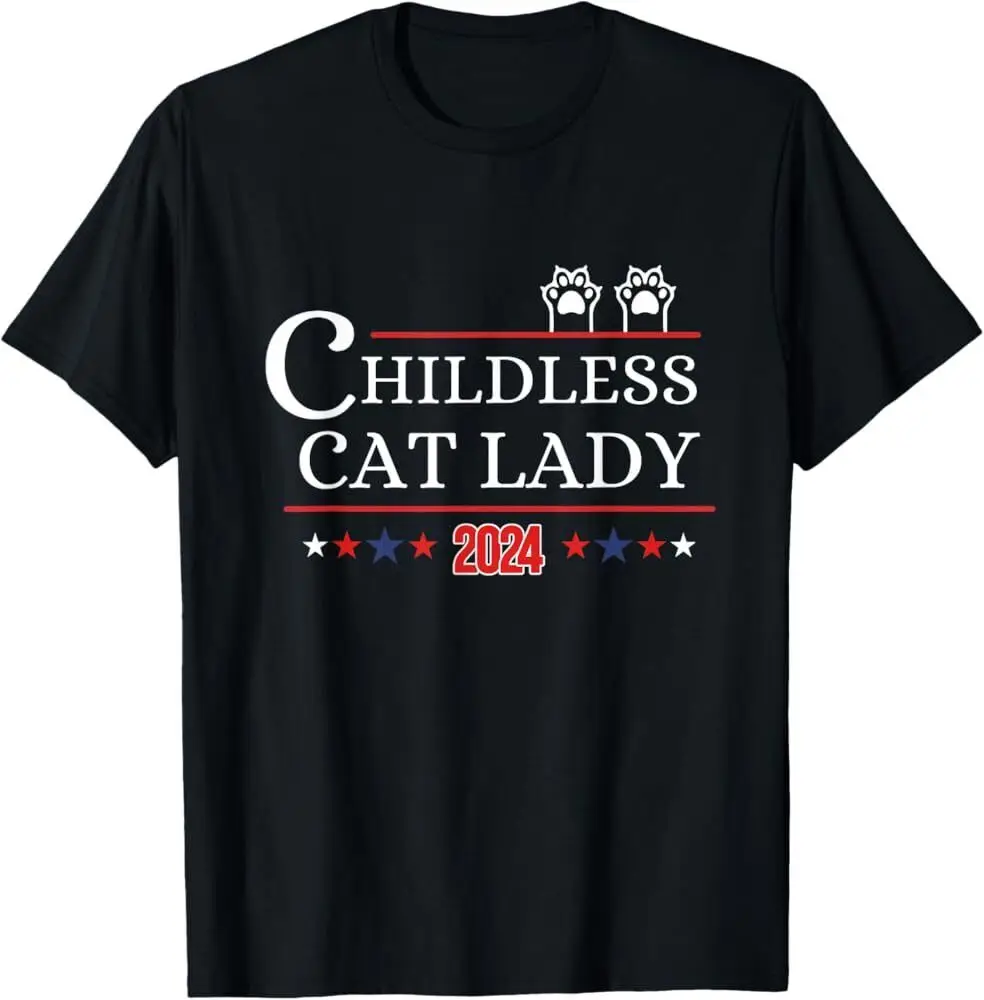 Childless Cat Lady 2024 T Shirt