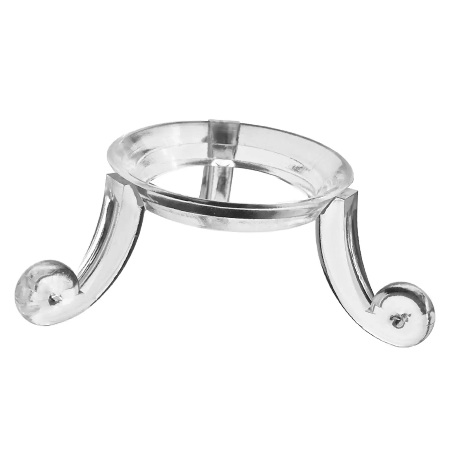 Multifunctional Acrylic Display Stand Triangular Structure Ball Holder for Golf Tennis Baseball Display