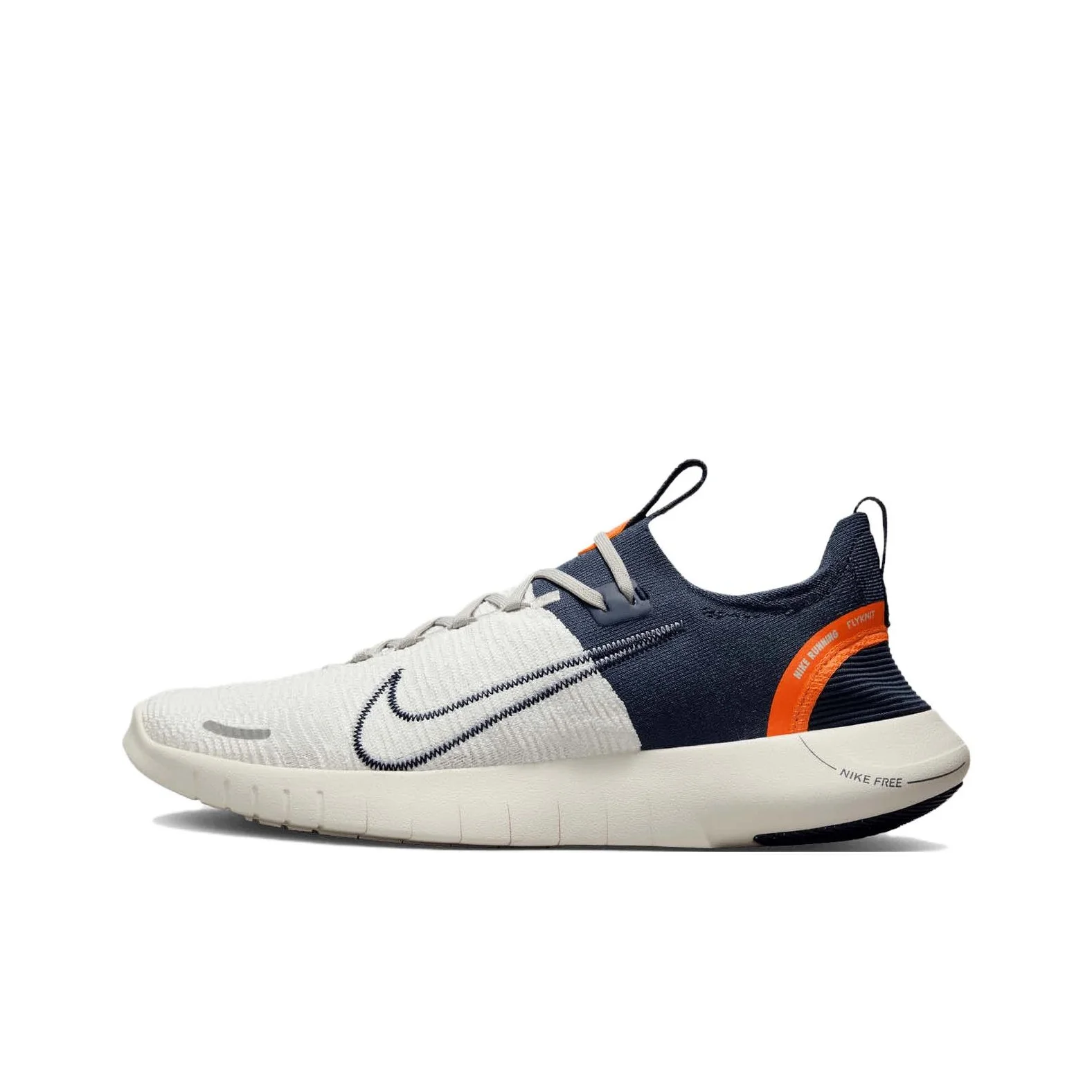 Nike Free RN Next Nature Breathable Support Low top Casual Training Running Shoes Men's Gray White Blue FB1276-004