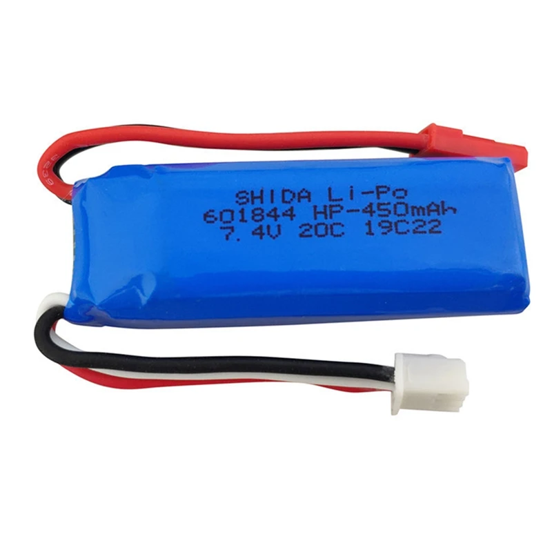 

7.4V 450Mah 20C Lipo Battery For Wltoys K969 K979 K989 K999 P929 P939 RC Car JST Plug 601844HP Accessories