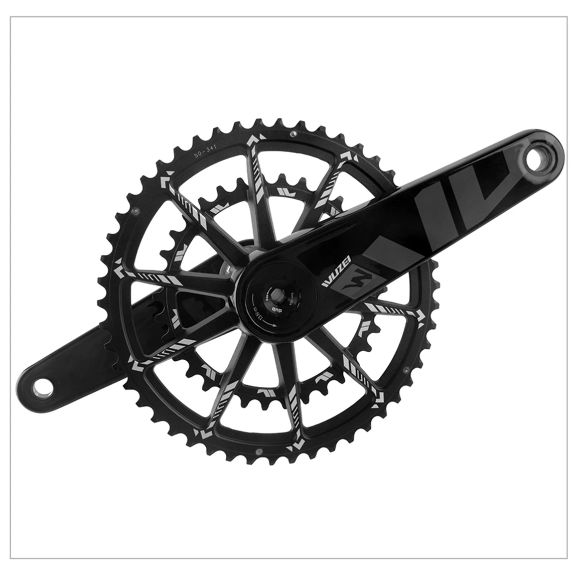 WUZEI 3-Bolzen Carbon-Kurbelgarnitur 165 170mm Rennrad-Kurbel 24mm 29mm Ti AL7075 Achse Faltrad-Kettenblatt für SRAM – Detail 24