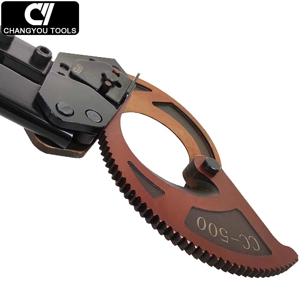 

CC-500 Hand Wire Cutting Tool Ratchet Cable Cutter