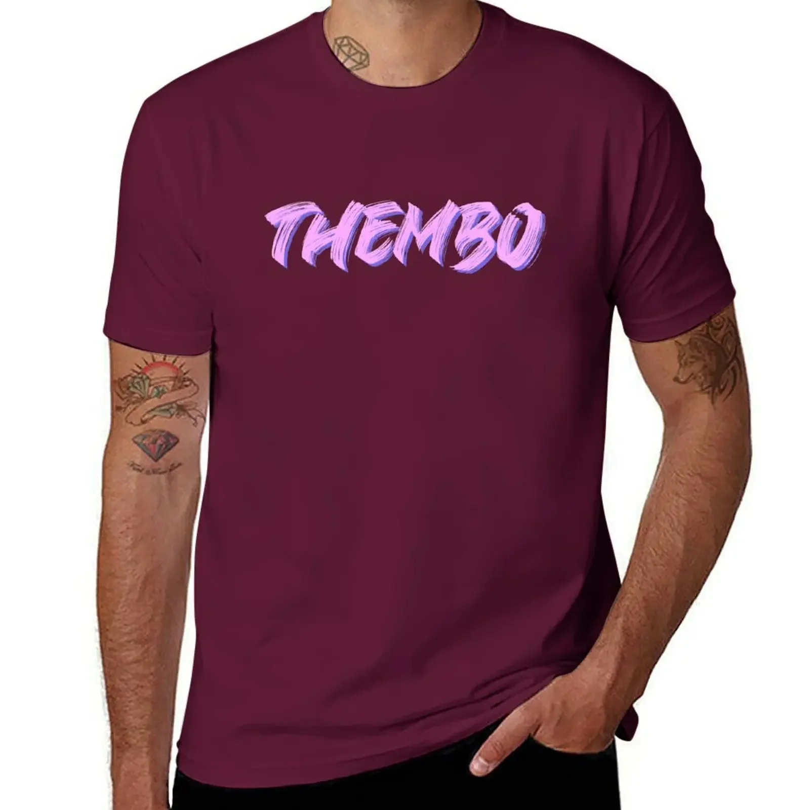 Aesthetic clothing blanks summer top designer t shirt men Thembo Like A Bimbo or Himbo But For They Them Enby Babes T-Shirt TEE