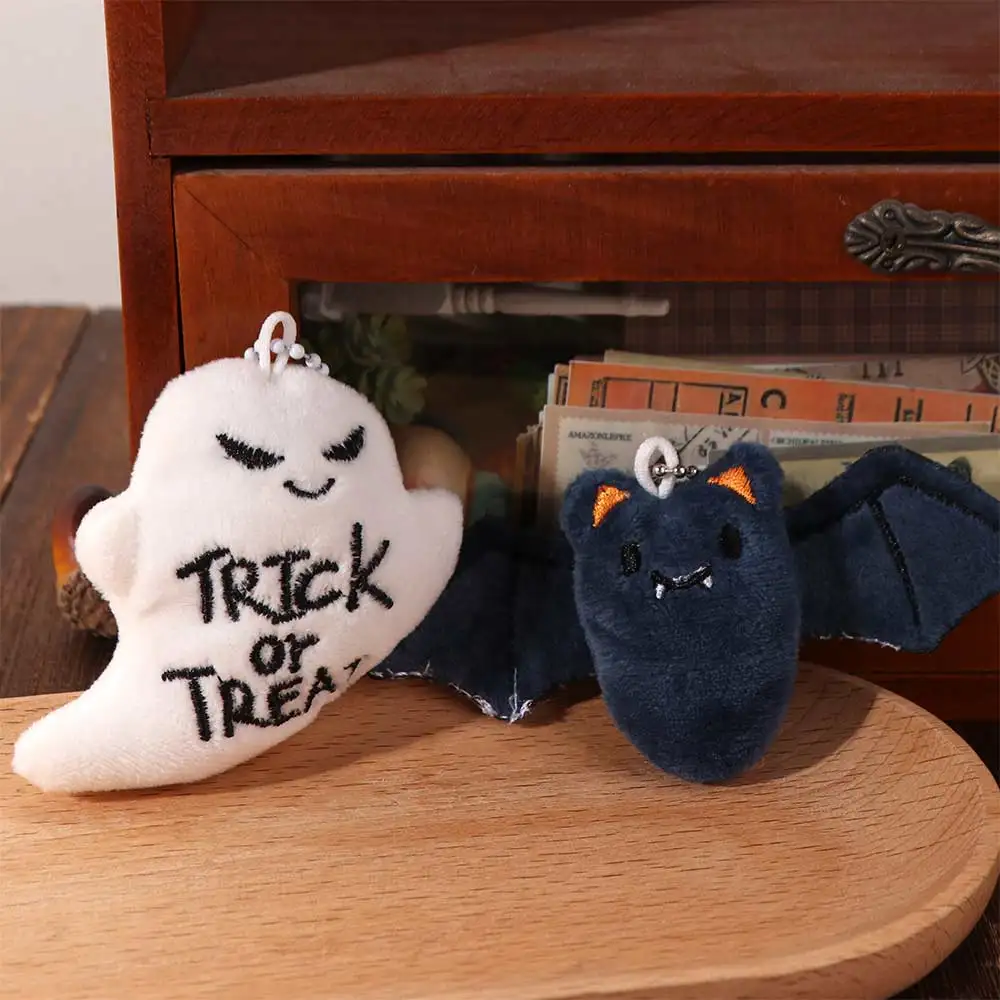 Portable Funny Halloween Keychain Pumpkin Head Kawaii Furry Bag Pendant Soft Decoration Cartoon Pendant Trick Or Treat
