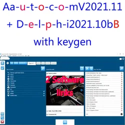 2024 najnowszy Delphis 2021.10b z oprogramowaniem keygen DS 150 AautocomSS 2021.11 kody narzędzie diagnostyczne OBD2 kompatybilne z Bluetoo