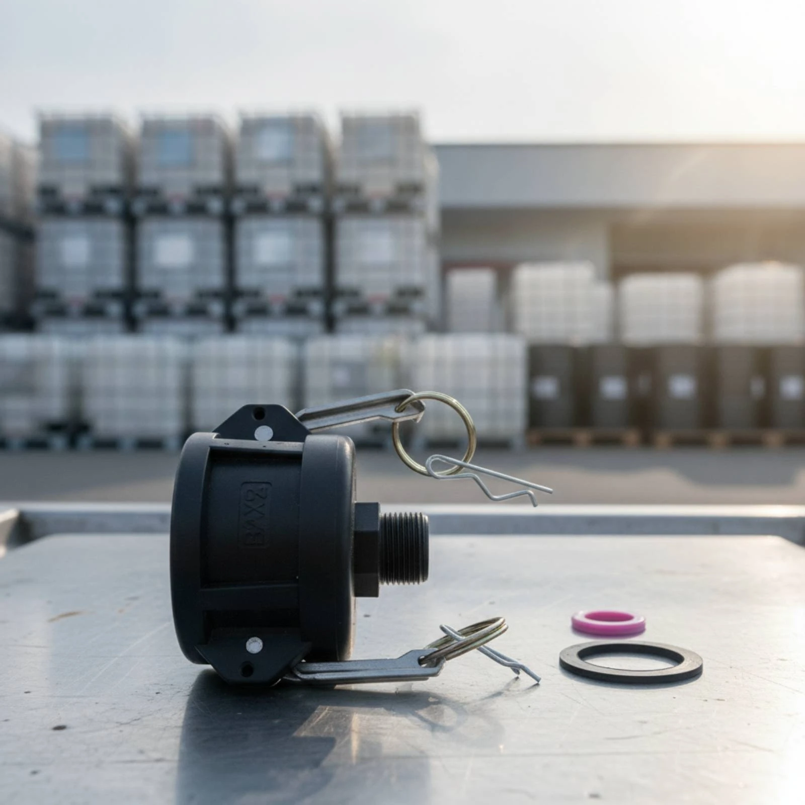 IBC Tote Adapter with Quick-Connect Leak-Proof IBC Tote Hose Adapter Compact Long-Lasting for Liquid Transfer
