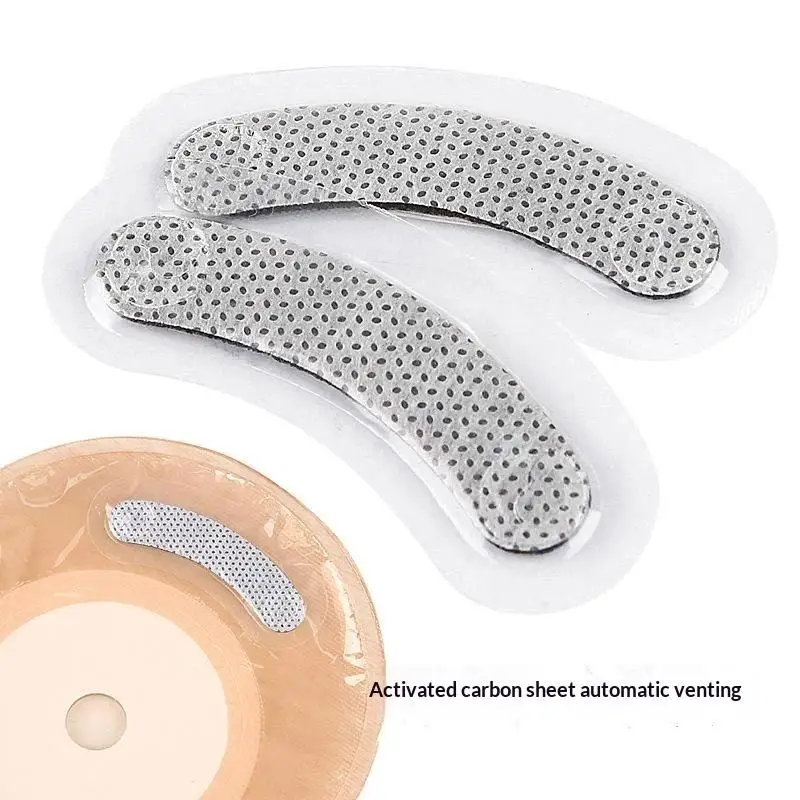 1/5/10 Stück Aktivkohlefilter für Stoma-Pflege, Geruchsfilter für Stoma-Beutel, Einwegfilter zur Geruchsabsorption und Desodorierung – Detail 4