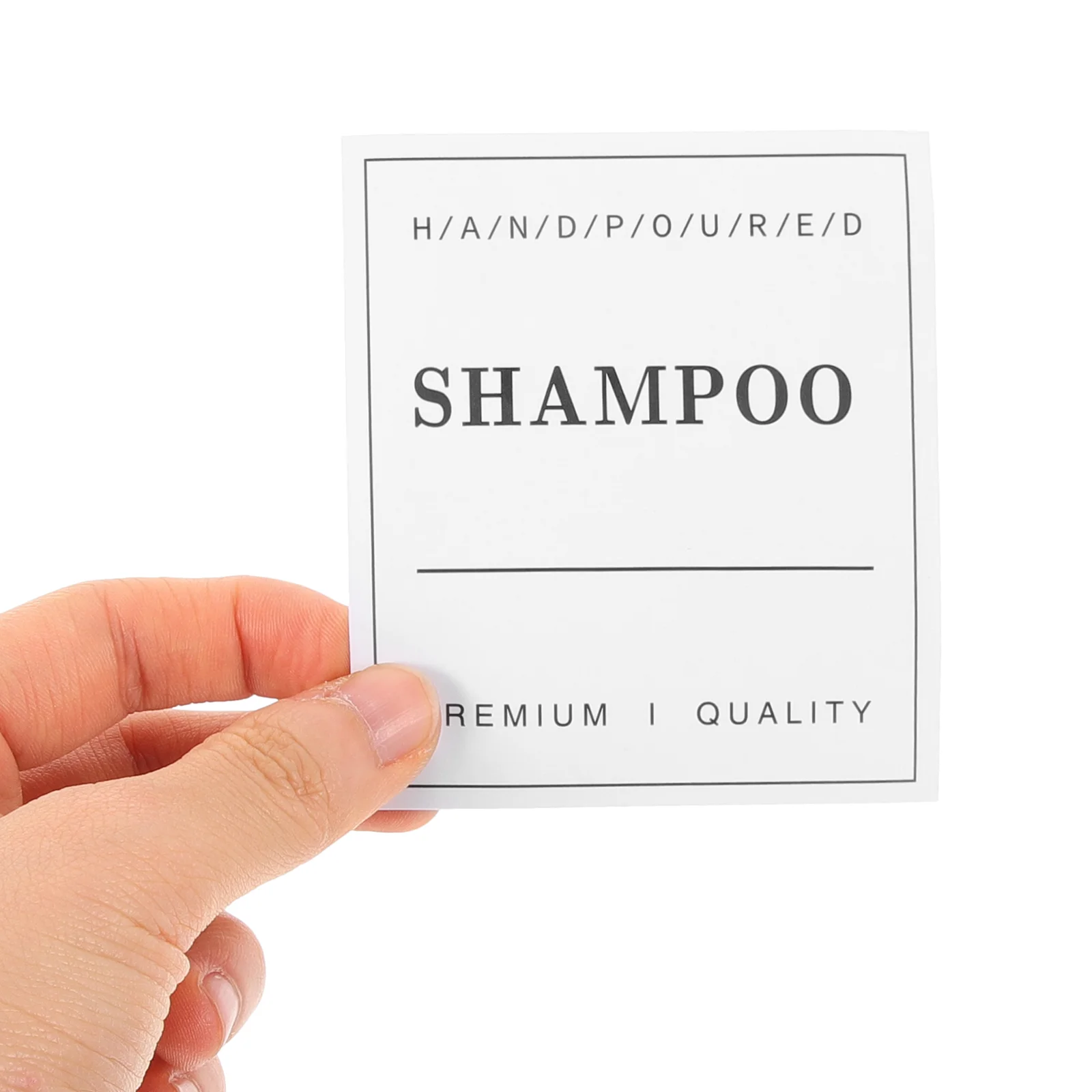 12 Pcs Bathroom Storage Tags Hand Shampoo Label Bottle Decals Travel Lable Stickers Water Proof Self-adhesive Pvc
