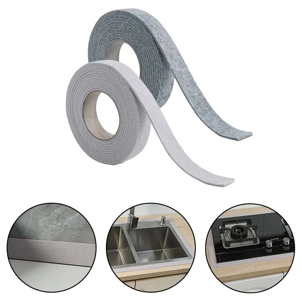 2 Rolls Window Anti-condensation Sealing Strips Absorb Water Keep Dry  Felt Cotton Tape Window Glass Anti-Absorbent Tape  ﻿