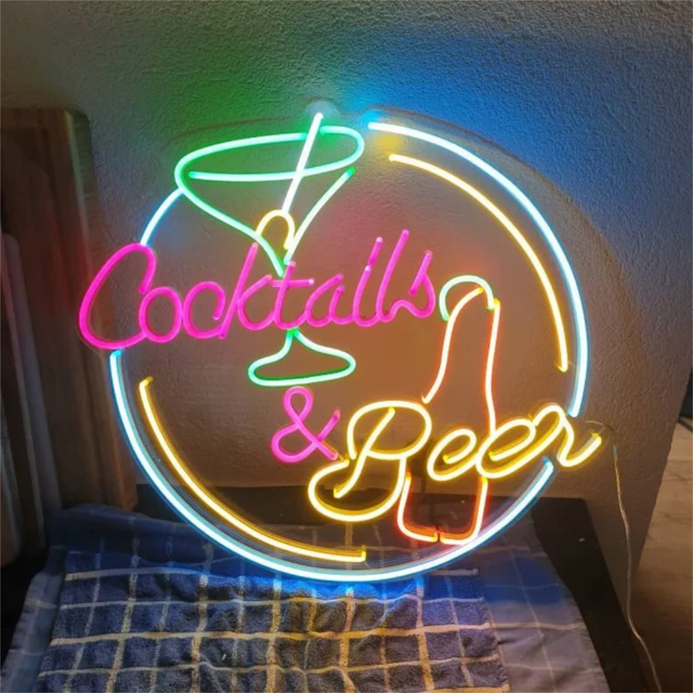 Neon Teken Custom Kan Gepersonaliseerde Rgb Neon Teken Voor Bruiloft Wanddecoraties Verjaardagsbar Partij Naam Neon Borden Business Logo