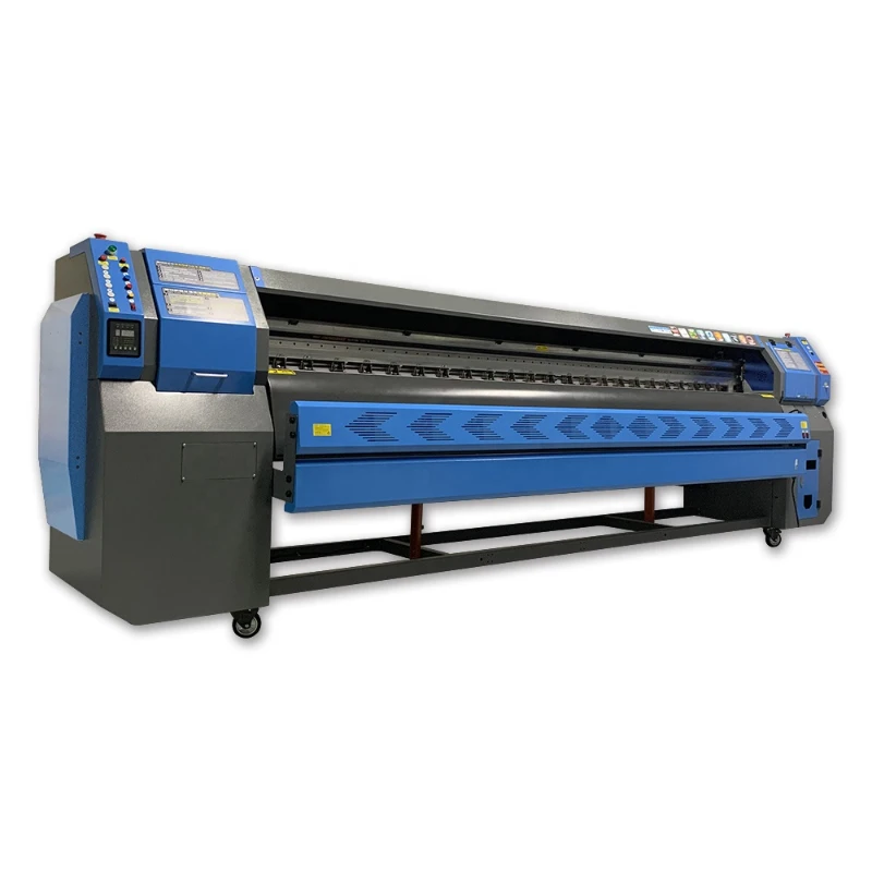 Large format 3.2 meters automatic digital inkjet printer Konica 512i 1024i printhead solvent ink flexible banner printer