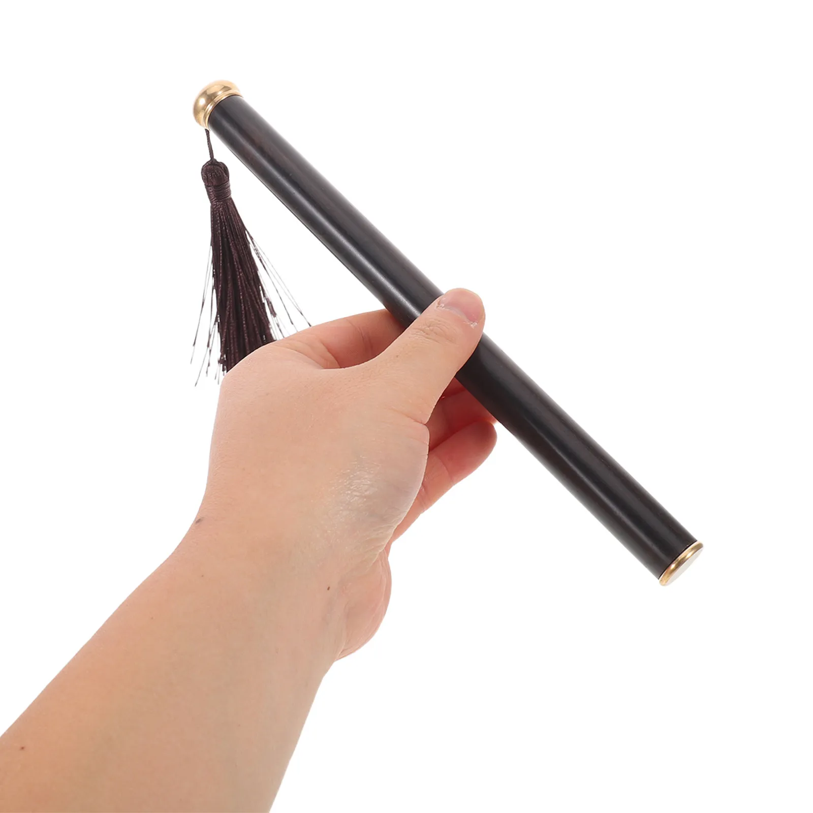 Picture 7: Wood Incense Stick Holder Box 9.2x0.65x0.65 Solid Wood Incense Storage Tube Stopper Tassel for Yoga Aromatherapy Meditation