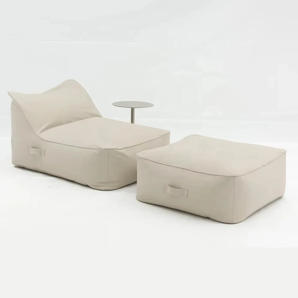 

Multi-Purpose Japanese Style Bean Bag Sofa Set Handwash Only Faux Fur for Bedroom Garden or Terrace Outdoor