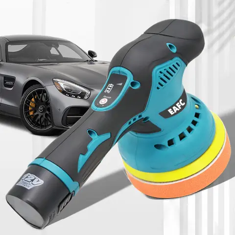 무선 자동차 폴리 셔 12V 2800-5500rpm 무선 자동차 연마 기계 전기 연마 왁스 도구 무소음 8 가변 속도
