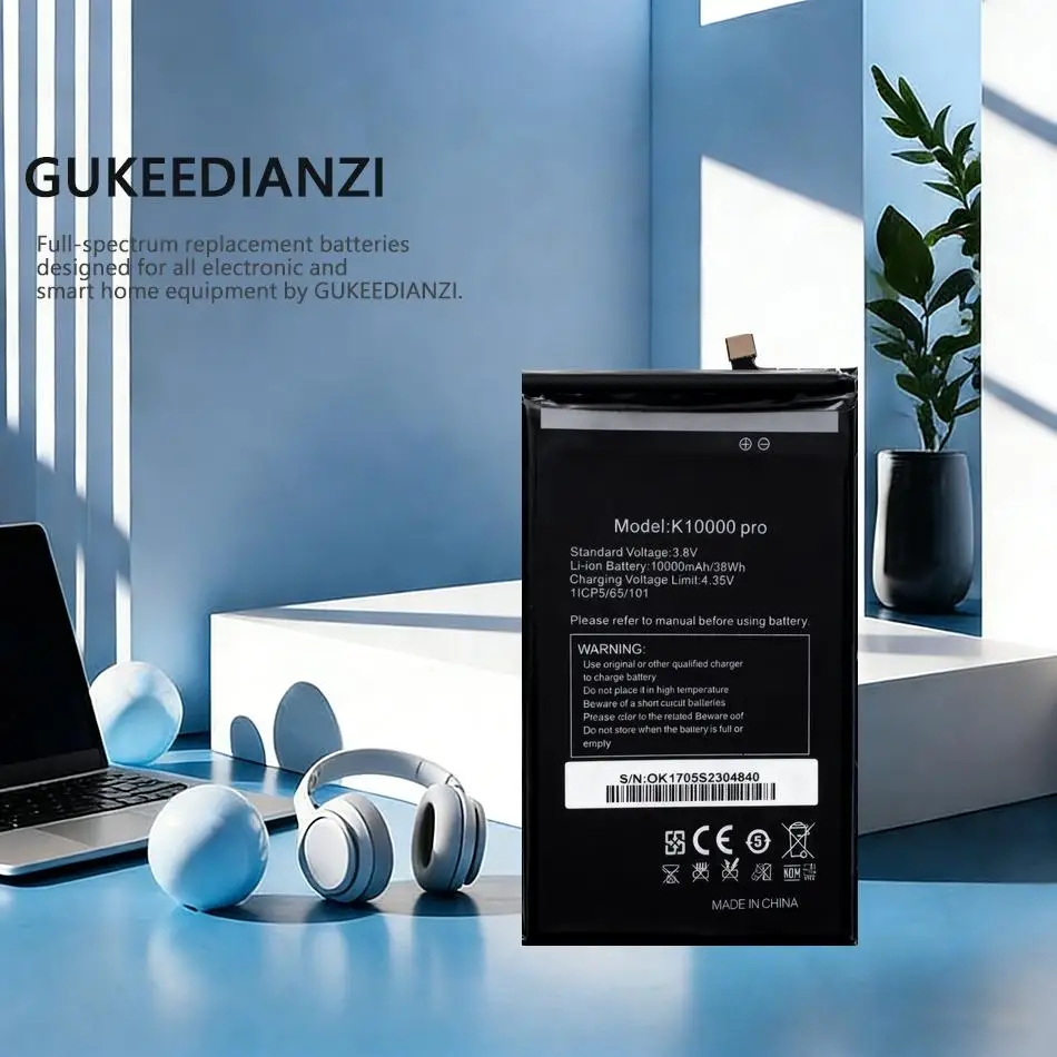 

Легкий и прочный аккумулятор для мобильного телефона Oukitel K10000 Pro, 10000 мАч