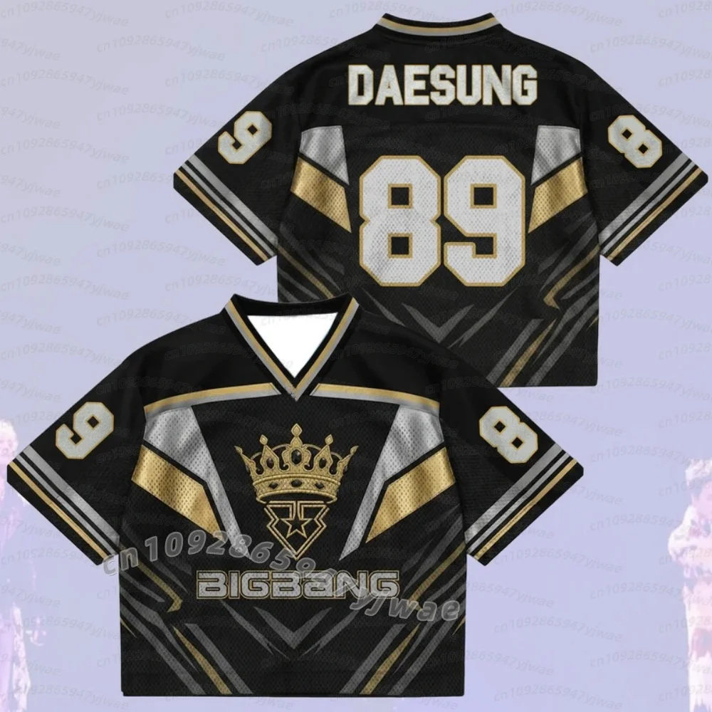 26 Herren Damen Bigbang 2026 World Tour Mixed Mesh Jersey Streetwear Konzert-Fan-Trikot T-Shirt Kurzarm-T-Shirt Herren Hoodies – Detail 12