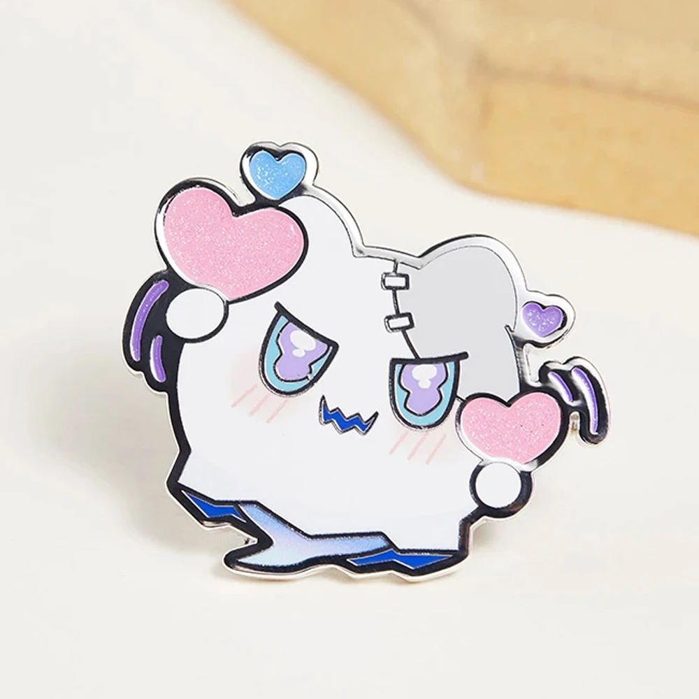 Gioco Honkai: Star Rail Wubbaboo Cospaly Distintivo in metallo Costume Spille Simpatico cartone animato Figura Spille Decorazione borsa Puntelli di Natale