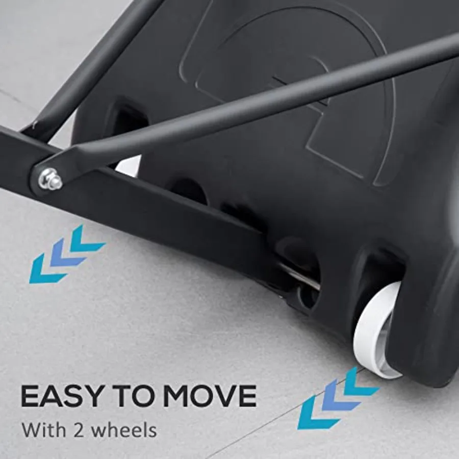 Verstellbarer, tragbarer Basketballkorbständer mit 29-Zoll-Rückwand und Rädern für den Innen- und Außenbereich, Höhenbereich von 5,1 Fuß bis 6,9 Fuß