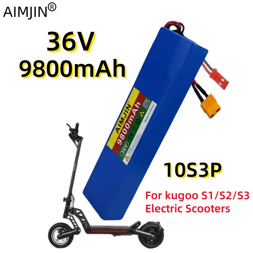 

36V 9800mAH 10S3P For kugoo S1/S2/S3 AOVO AOVOPRO Kamukai And SmartOne Electric Scooter battery pack