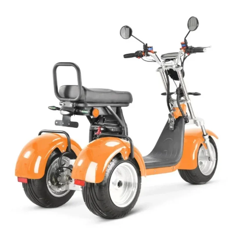 Factory Hot Selling Hot Sale Us Eu Warehouse Dual Motor 4000W Fat Tire Tricycle Electric City Coco Three Wheel Motorcycle Electr view 5