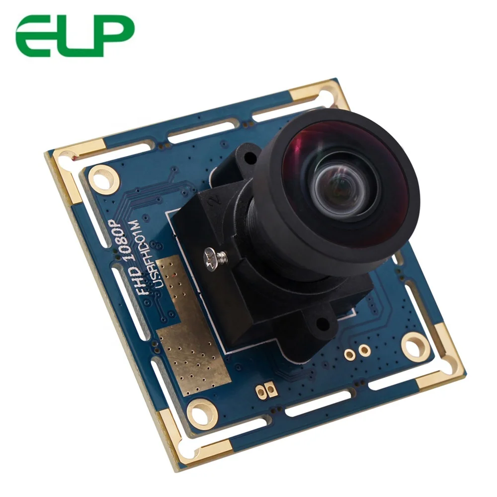 2MP 125 Degree Low Distortion Widel Angle Usb Camera 1080P OV2710 for Industrial Automation -USBFHD01M-H120