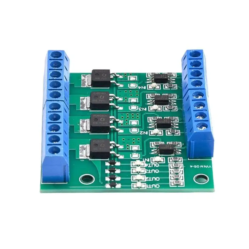 Motore PWM a 4 canali optoisolato e scheda di controllo LED, controller interruttore MOSFET