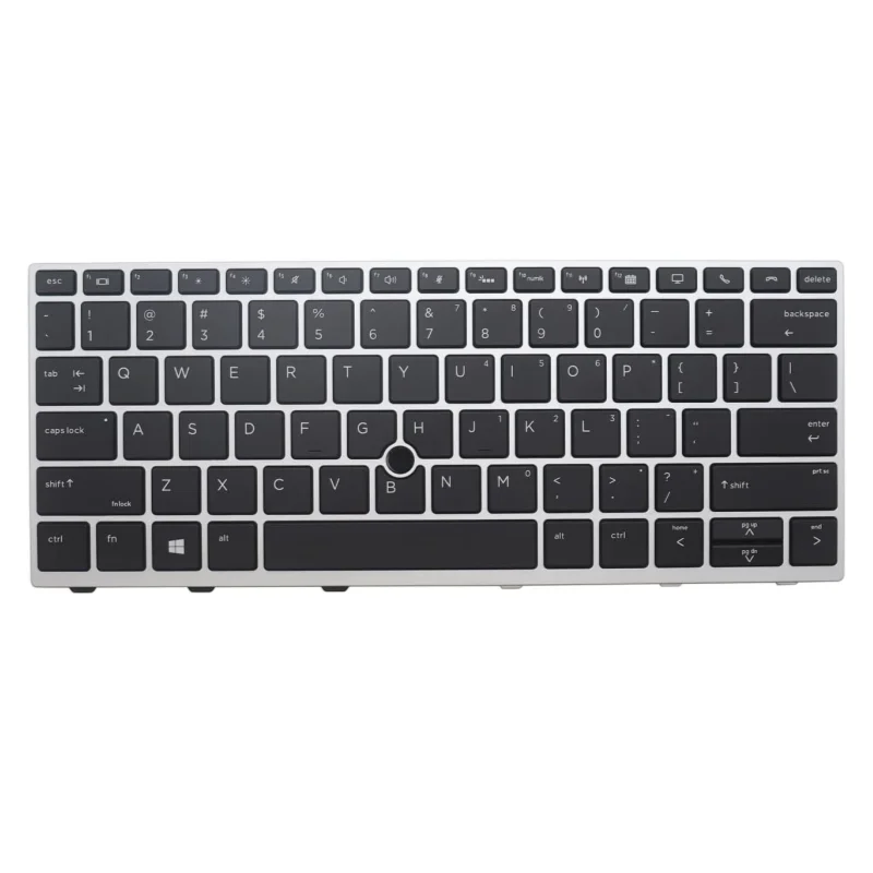 New US Layout Pointer Backlit Laptop Keyboard for HP EliteBook 730 G5 735 G5 830 G5 836 G5 735 G6 830 G6 836 G6 L13697-001