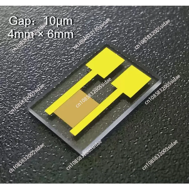 10 micron transparent interdigital electrode quartz glass photoelectric detection MEMS
