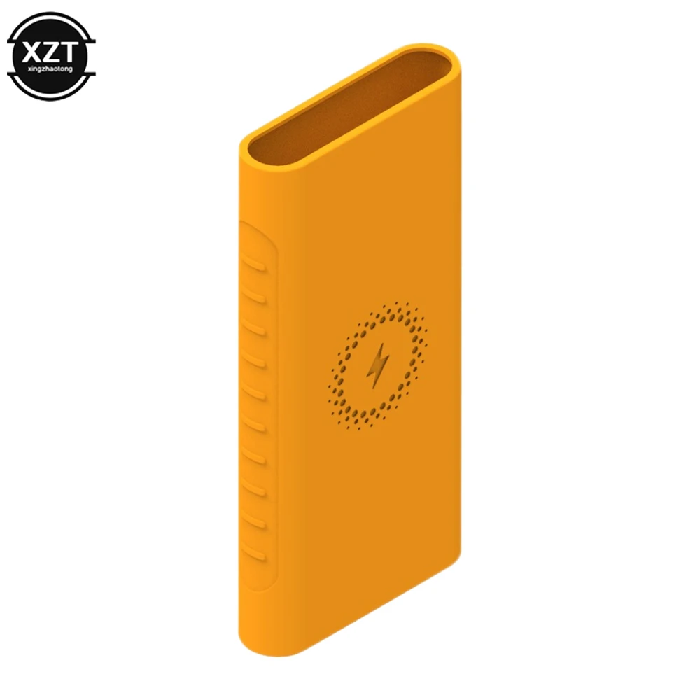 Solid Color Silicone Protective Case Cover for Xiaomi Powerbank 10000mAh PLM11ZM  WPB45ZM  PLM13ZM PB100DZM