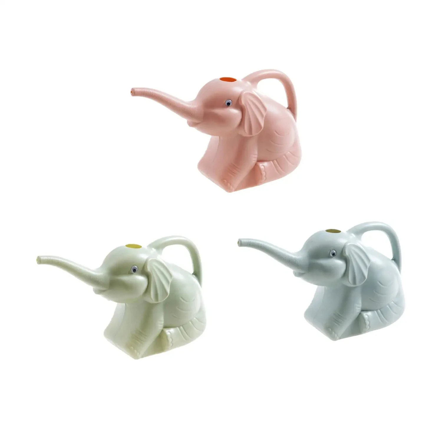 

2 Liters PP Elephant Watering Can Plants Watering Pot 11.8x4.7x7inch Gardening Tool Garden Flower