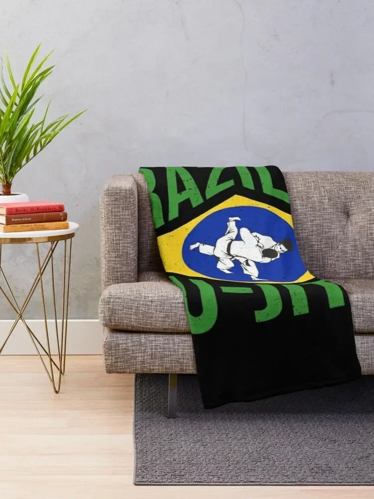 Brazilian Jiu-Jitsu BJJ - gift for martial arts lovers Throw Blanket Blankets For Bed blankets and throws Blankets