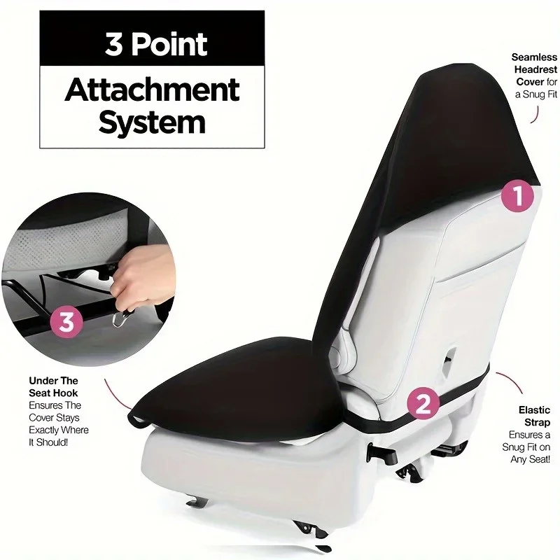 Car seat cover sports towel seat pad beach pad universal compatible protective cover, washable, for front seats, view 4