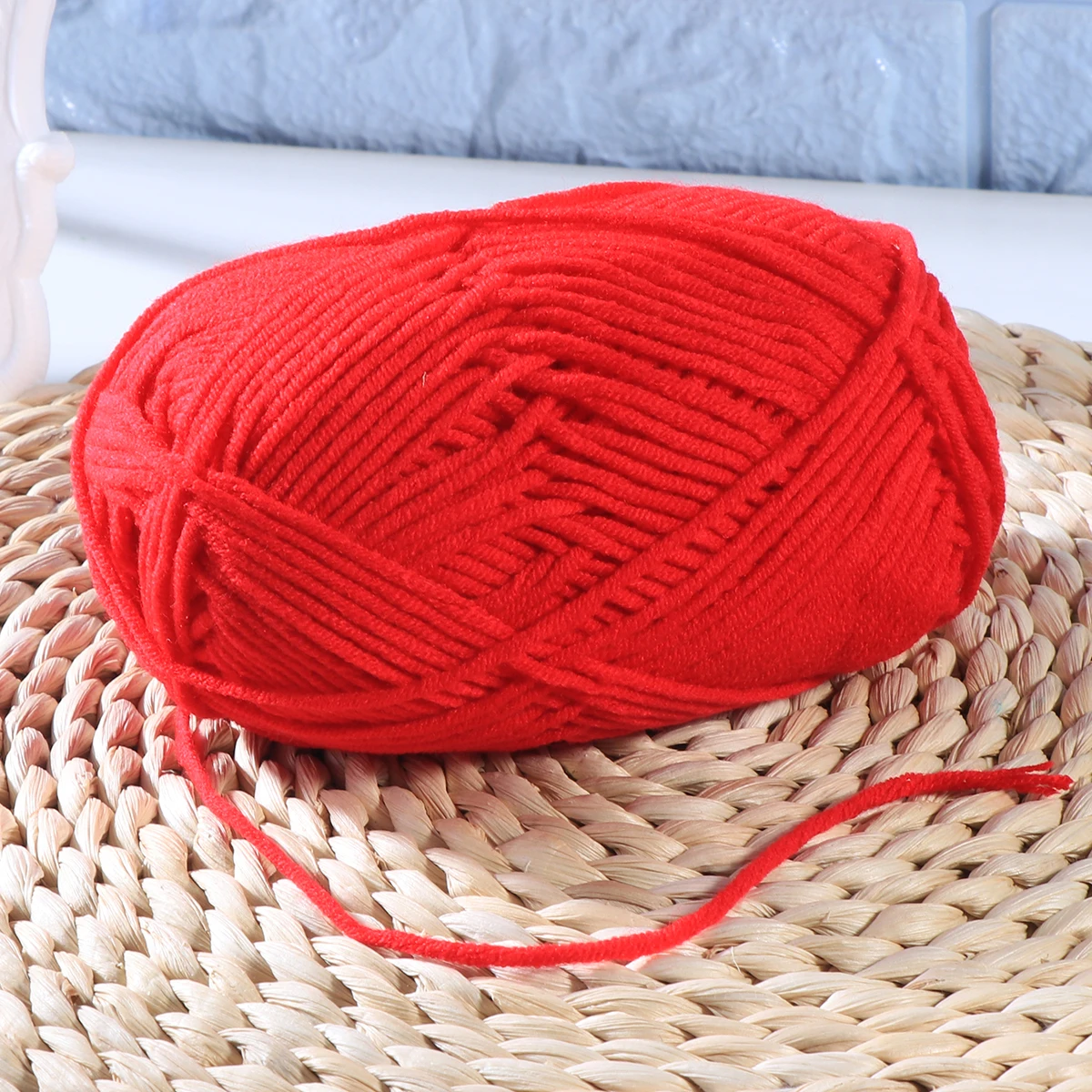 

Milk Cotton Yarn 50 G Crochet Knitting Wool Chunky Bulky Thick Soft Warm Comfortable Accessories Christmas Gifts