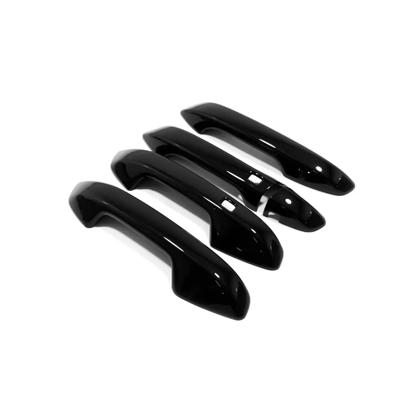 Для Kia Seltos Forte Cerato K3 2019 2020 2021 2022 2023 2024 ABS глянцевая черная наклейка на дверную ручку аксессуары для стайлинга автомобилей