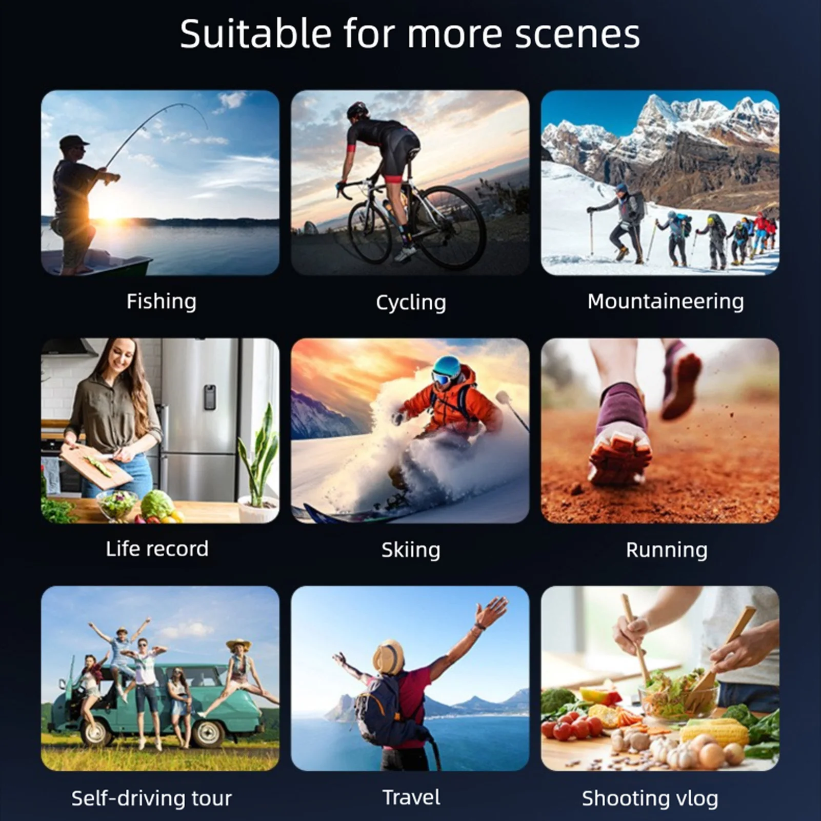 كاميرا 1080P 1960mAh كاميرا فيديو خارجية تدعم ما يصل إلى 256G واجهة مضادة للاهتزاز من النوع C شاشة 1.53 بوصة للتصوير الفوتوغرافي