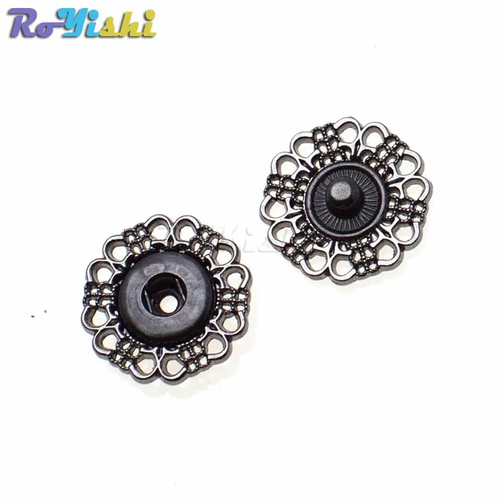 3pcs/pack Metal Snap Fasteners Clasps Button For Handbag Purse Wallet Craft Suit buckles Bags Parts Accessories