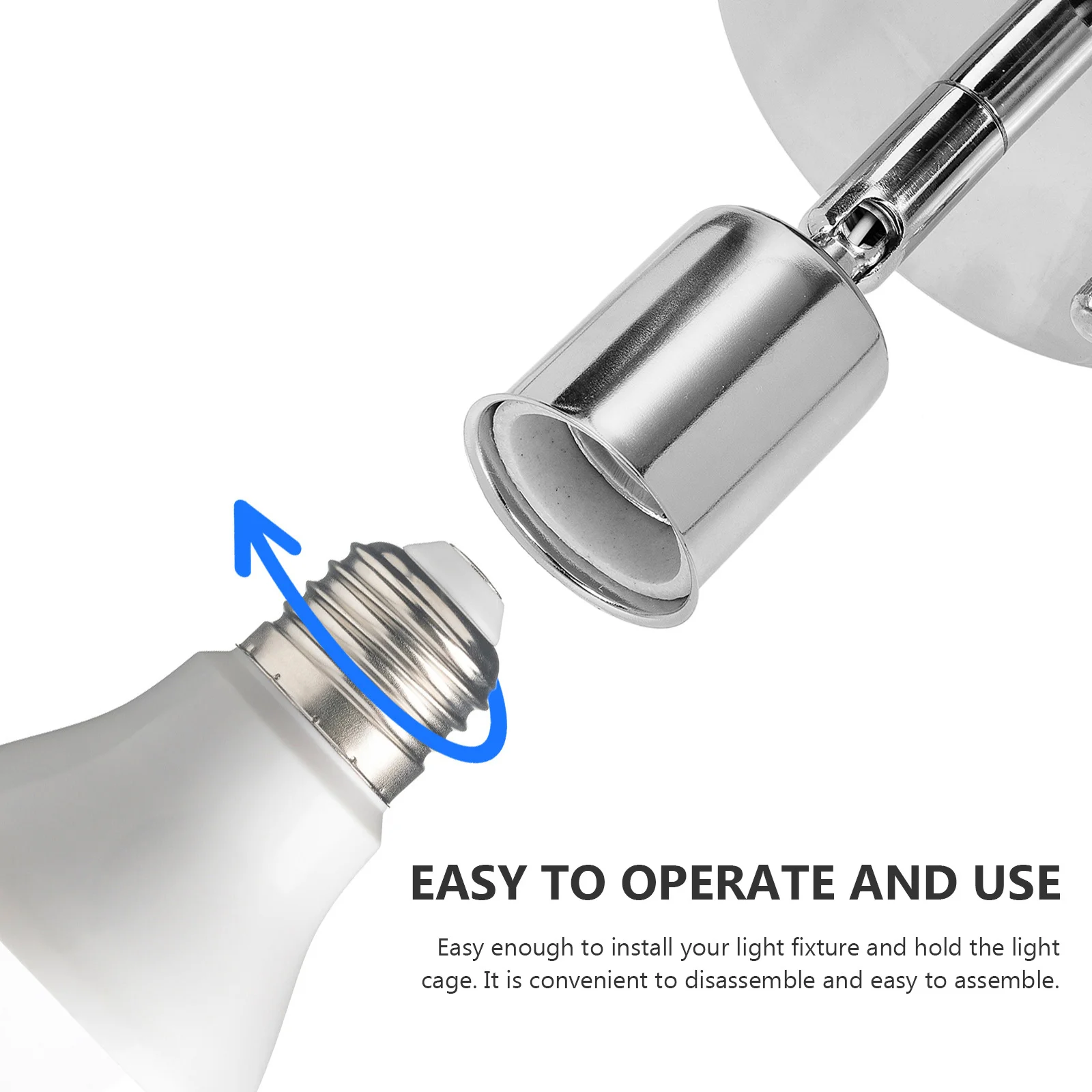 

Rotatable E27 Lamp Holder 180 Degree Adjustable Light Socket For Diy Lighting Bulb Base Adapter Ceiling Wall Fixture