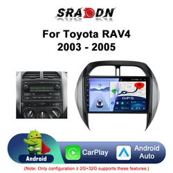 For Toyota RAV4 RAV 4 2003 - 2005 Car Radio Android Automotive Multimedia Player Navigation GPS Carplay Touch Screen Auto Stereo