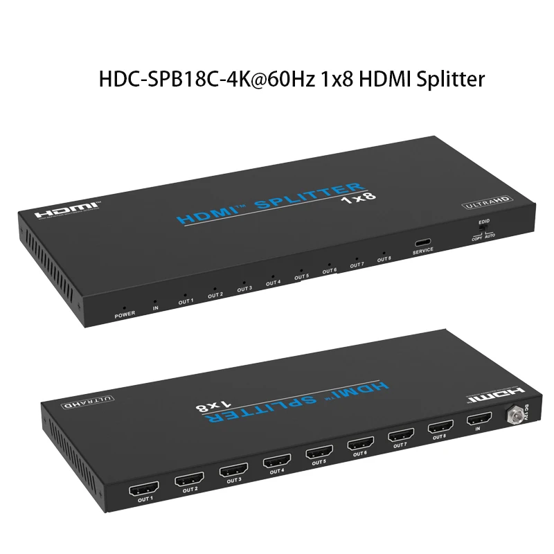 HDMI 호환 매트릭스 스위처 비디오 월 분배기 박스 HDMI 호환 분배기 어댑터 비디오 분배기 스위치 HDR 스위치 4K60Hz