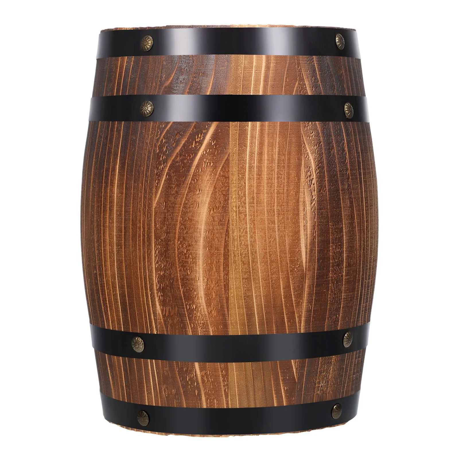 

Barrel Wooden Landscaping Decor Decorative Beer Decoration Ornament Photo Prop Retro
