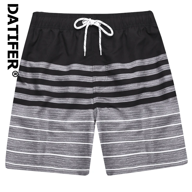 Datifer 2025 Summer Men Shorts Polyester Gym Quick Dry Printing Breathable Mesh Liner With Pocket Traje De Baño Hombre Shorts