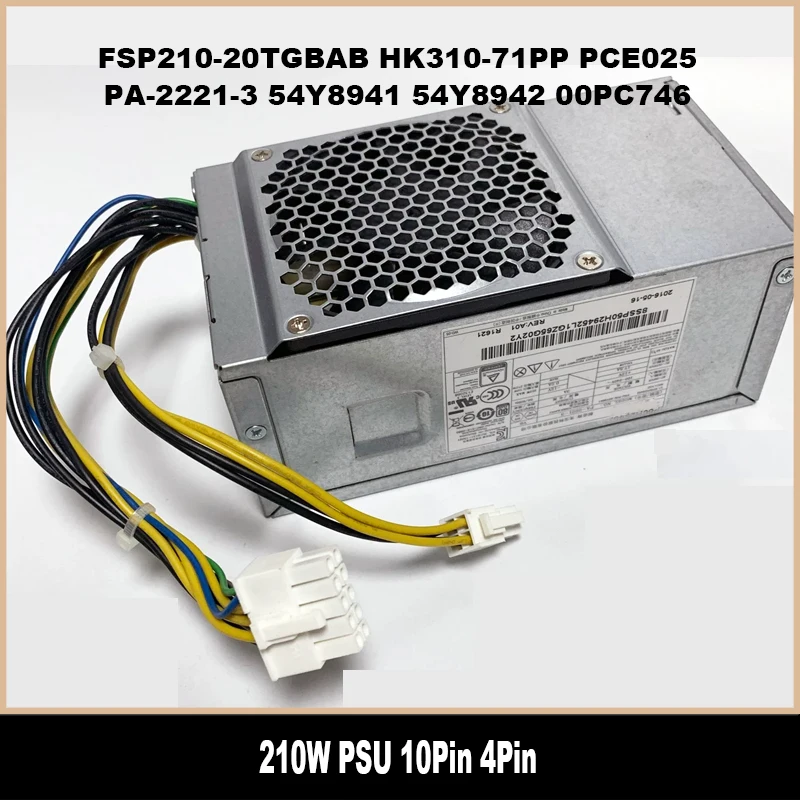 Fuente de Alimentación Original de 210W FSP210-20TGBAB HK310-71PP PCE025 PA-2221-3 54Y8941 54Y8942 00PC746, 10 Pines, 4 Pines