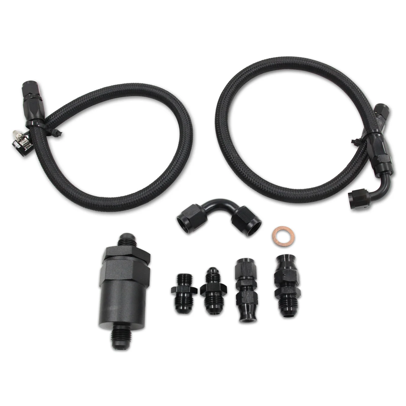 K Series Tucked Fuel Line Kit For Honda Civic Integra Feed Return Line K20 K24