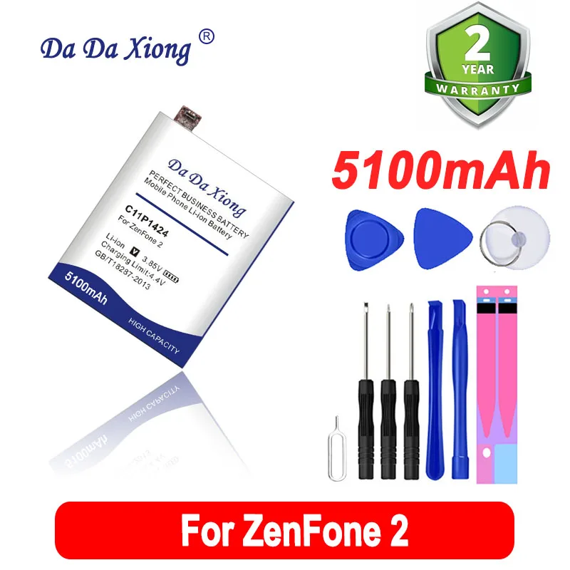 

DaDaXiong 5100mAh C11P1424 For Asus Zenfone 2 ZE551ML ZE550ML 5.5inch Z00AD Z00ADB Z00A Z008D Battery