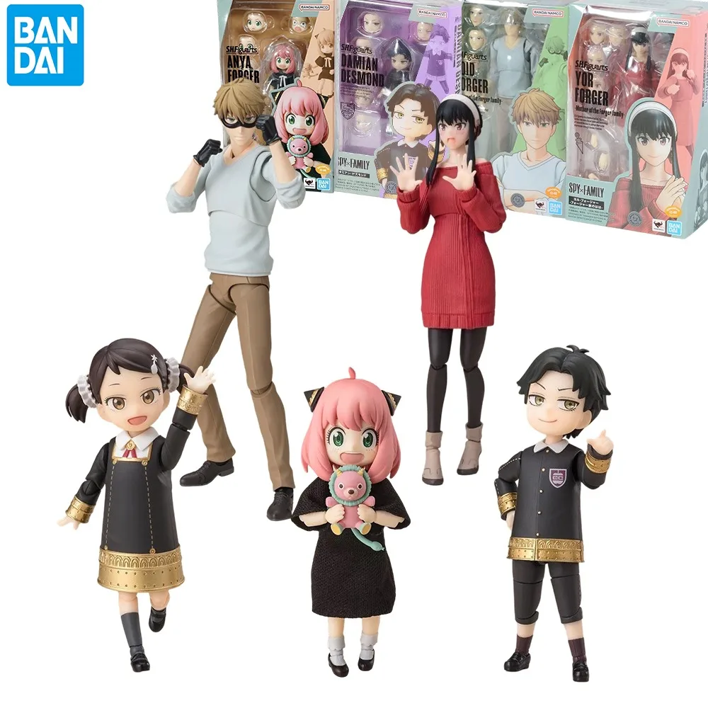 

Bandai SPY FAMILY Аниме Фигурка SHF Anya Twilight Loid Yor Forger Thorn Princess Becky Damian Высокопроизводительные игрушки для мальчиков Подарок